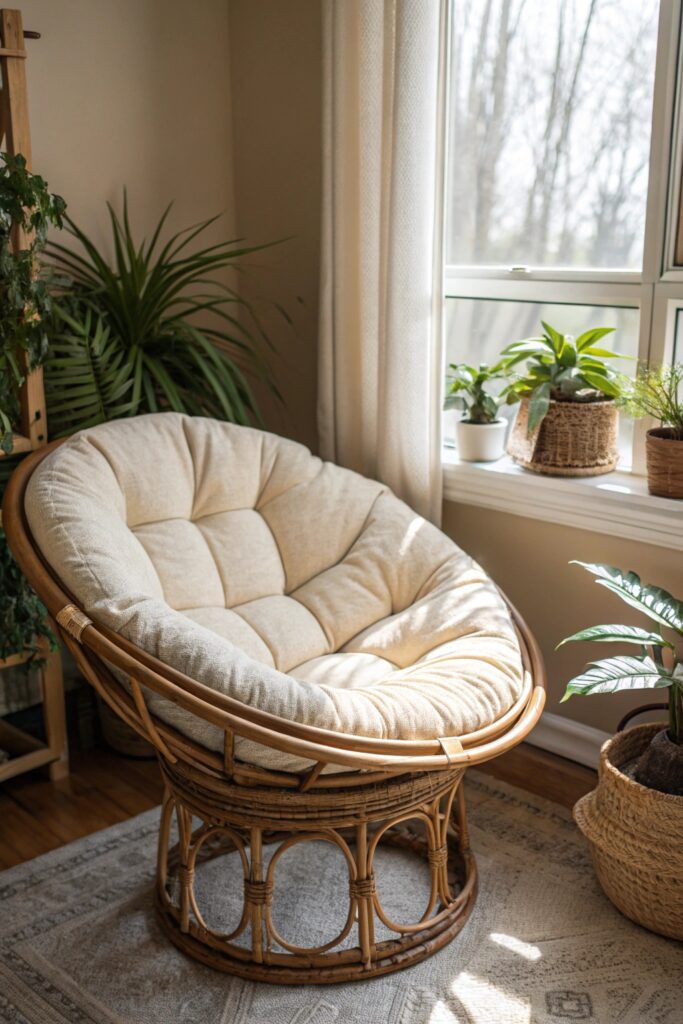 10 Best Chairs for Small Spaces That Don't Sacrifice Comfort papasan chair small space comfort