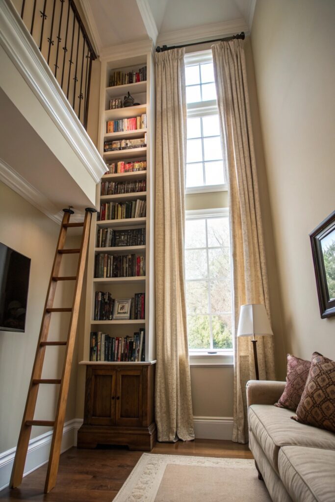 maximize single window light apartment living room