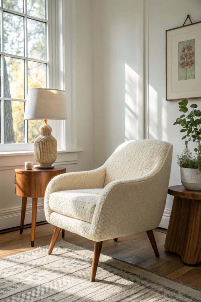 15 Best Home Decor Finds on Amazon Prime Day Worth Buying boucle accent chair amazon prime day discount