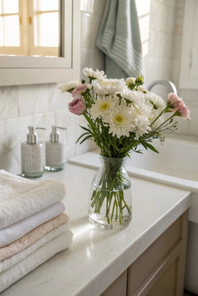 florals unexpected spaces spring styling
