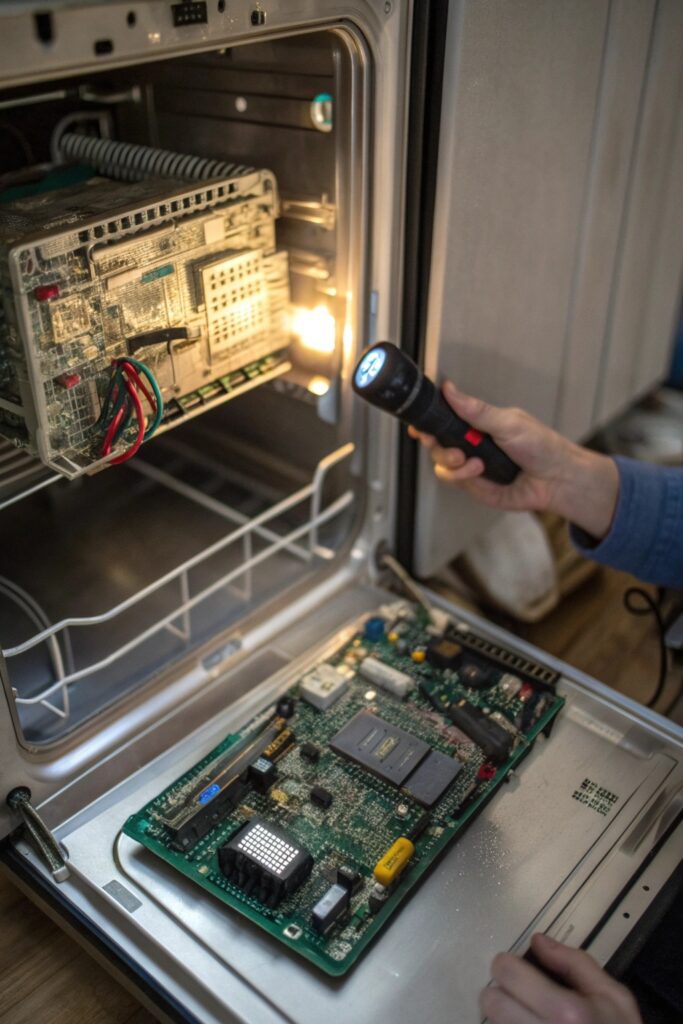 10 Fixes for a Whirlpool Dishwasher Clean Light Blinking 7 Times control board whirlpool dishwasher examine