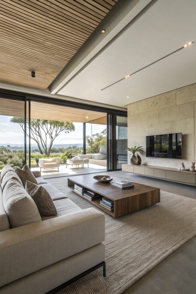 low profile modern minimalist coffee table