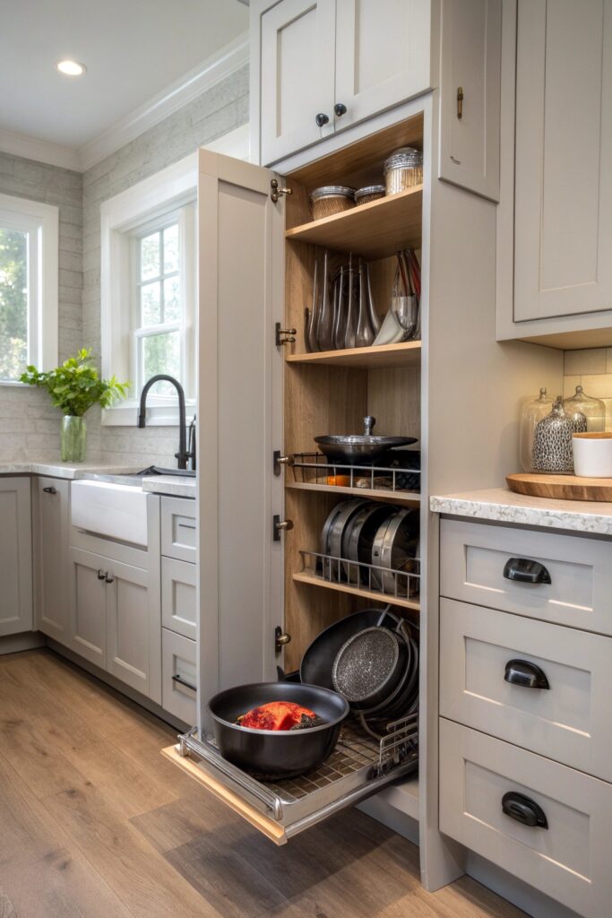 11 Ways to Organize Pots and Pans in Kitchen Cabinets Like a Pro 11 Ways to Organize Pots and Pans in Kitchen Cabinets Like a Pro