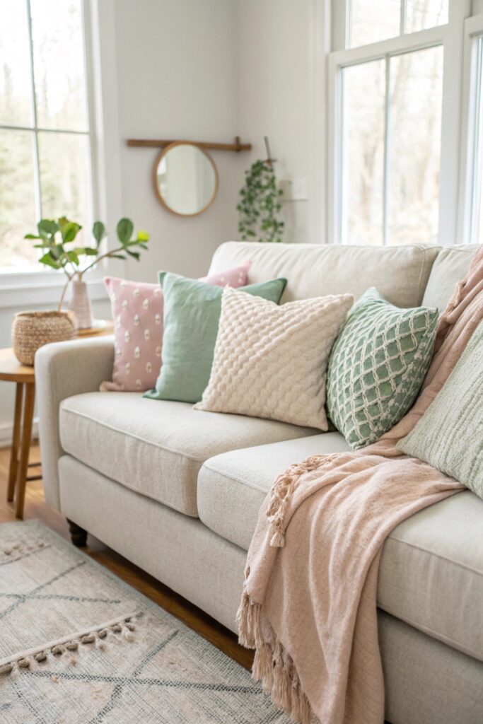 12 Ways to Clean and Decorate Your Home This Spring spring color palette accents home refresh