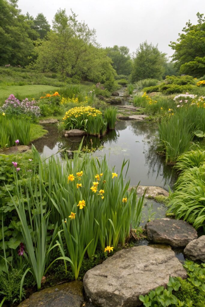 12 Pond Ideas to Brighten Up Your Yard All Year Round bog garden filter pond natural filtration