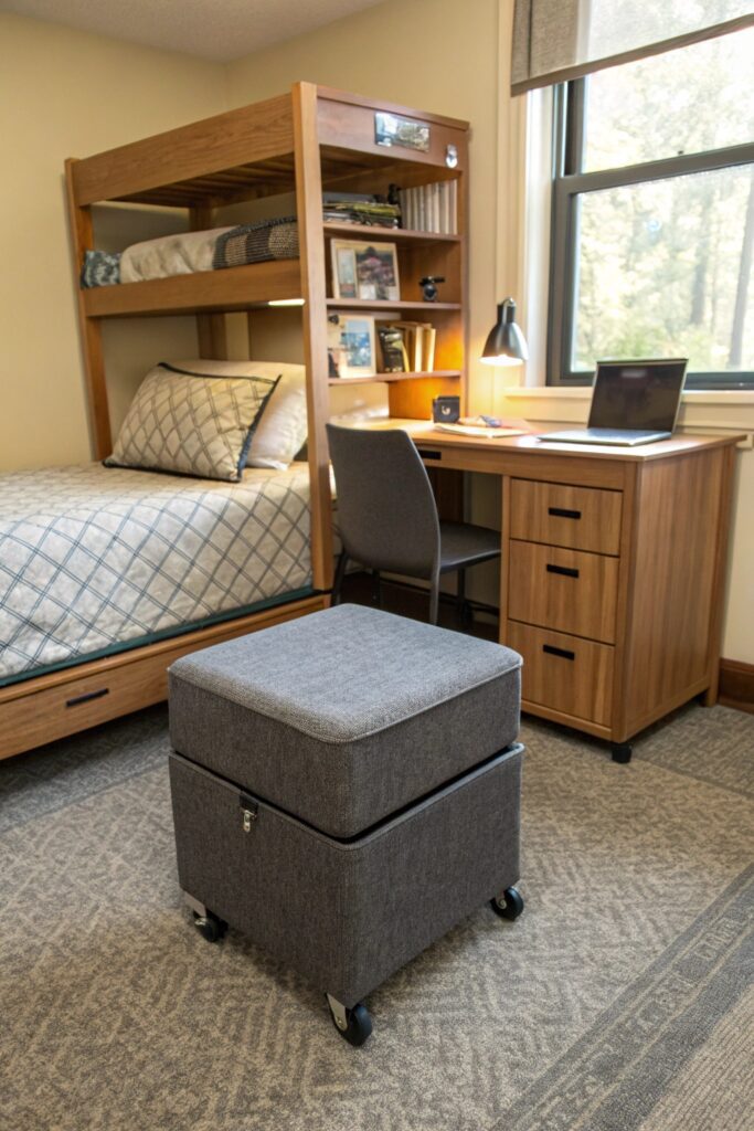 multi functional furniture dorm room storage