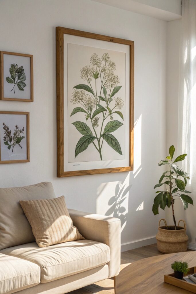 rotate wall art spring styling