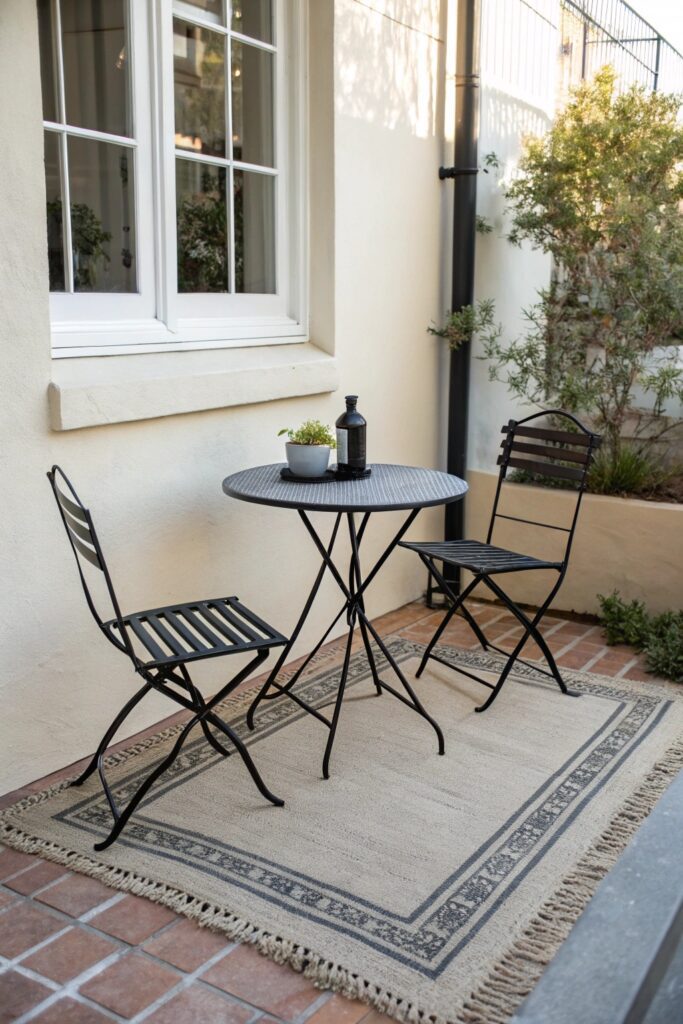 10 Small Patio Makeover Ideas on a Budget That Look Expensive bistro table small patio budget upgrade