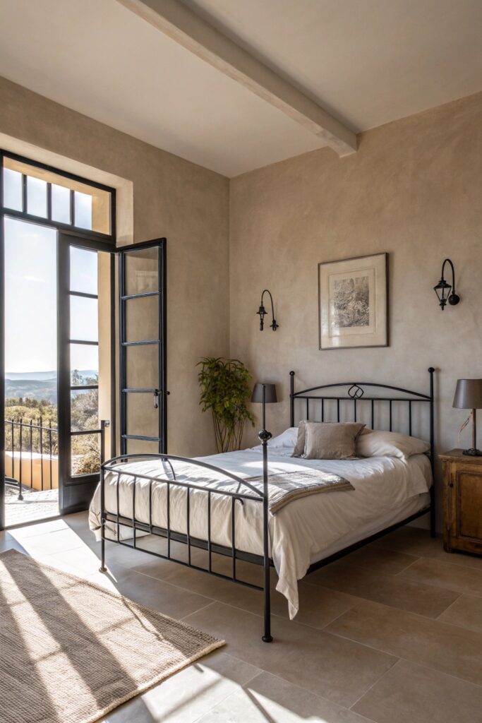 12 Black Themed Bedroom Ideas That Feel Bold, Modern, and Cozy black furniture lighter walls bedroom