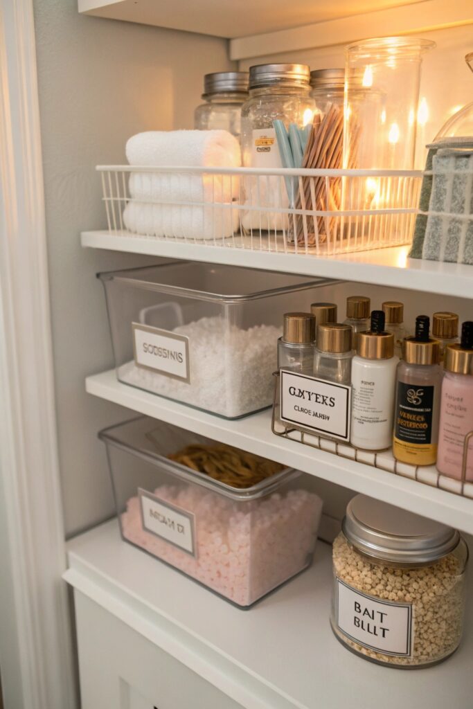 13 Organization Ideas for Small Bathrooms You'll Wish You Tried Sooner