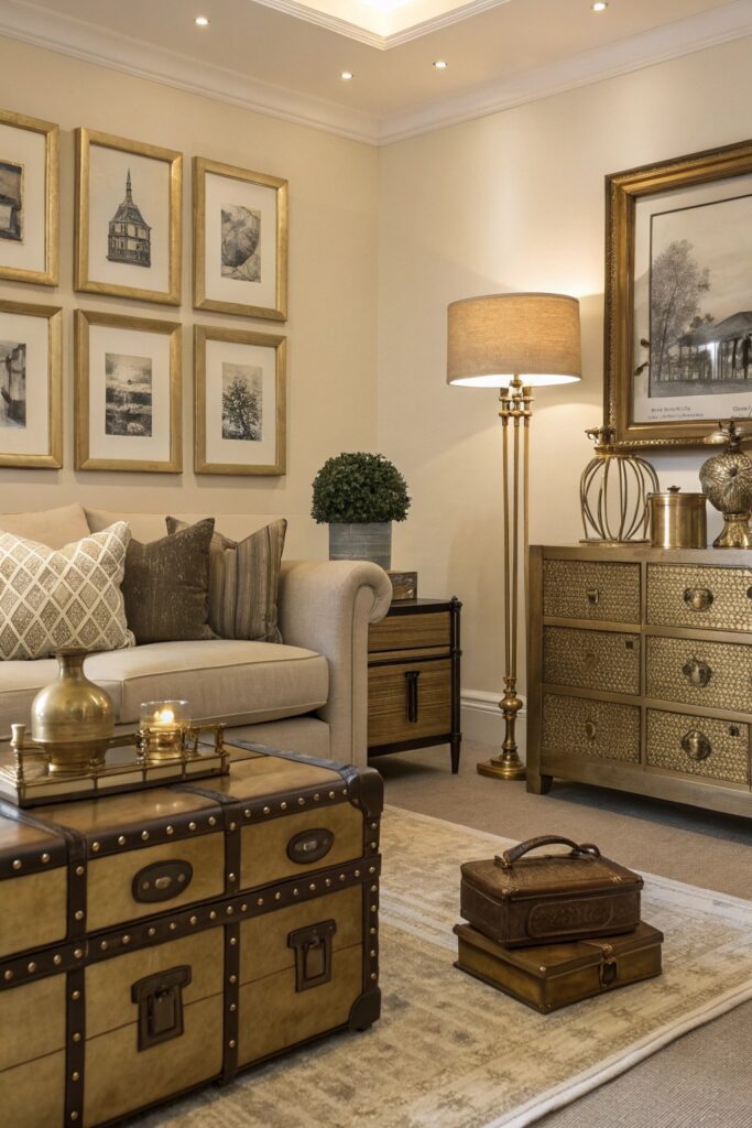 12 Baddie Apartment Ideas That Feel Luxurious on a Budget metallic accents sparingly apartment
