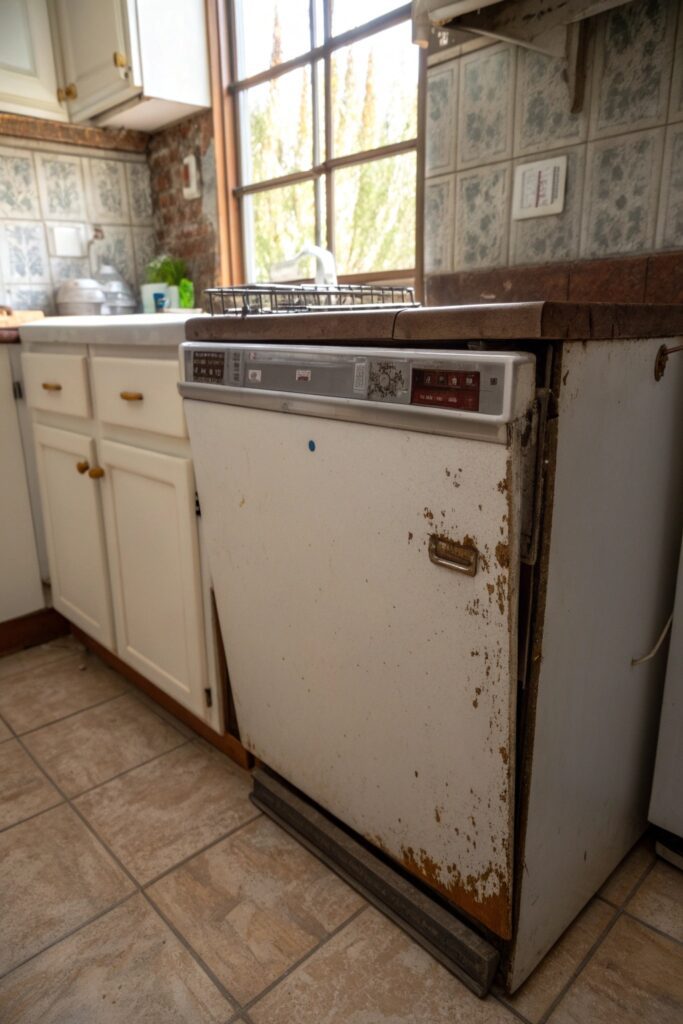 10 Fixes for a Bosch Dishwasher Door That Won't Stay Open general wear older bosch dishwasher unit