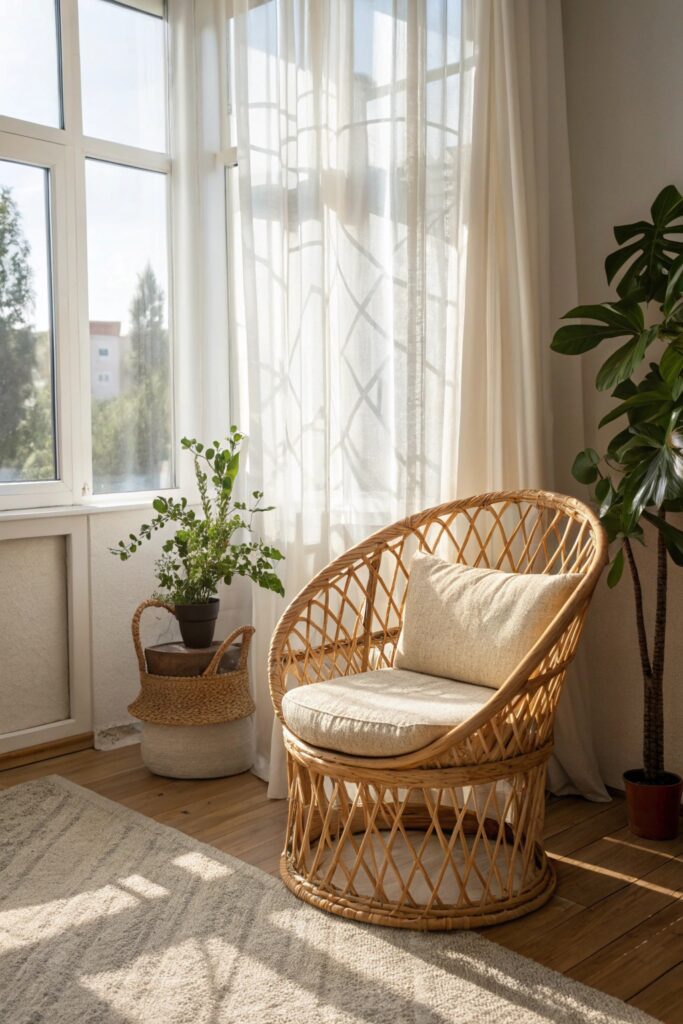 10 Best Chairs for Small Spaces That Don't Sacrifice Comfort rattan accent chair small space comfort
