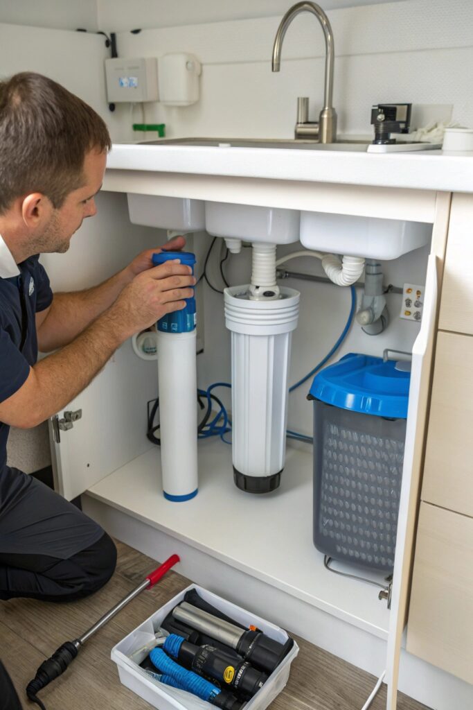 12 Reasons There's No Water in the Kitchen but Everywhere Else water filter system malfunction kitchen