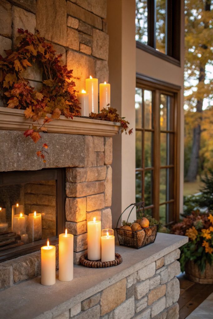 12 Fall Fireplace Styling Ideas That Make Your Home Feel Cozy Instantly 12 Fall Fireplace Styling Ideas That Make Your Home Feel Cozy Instantly