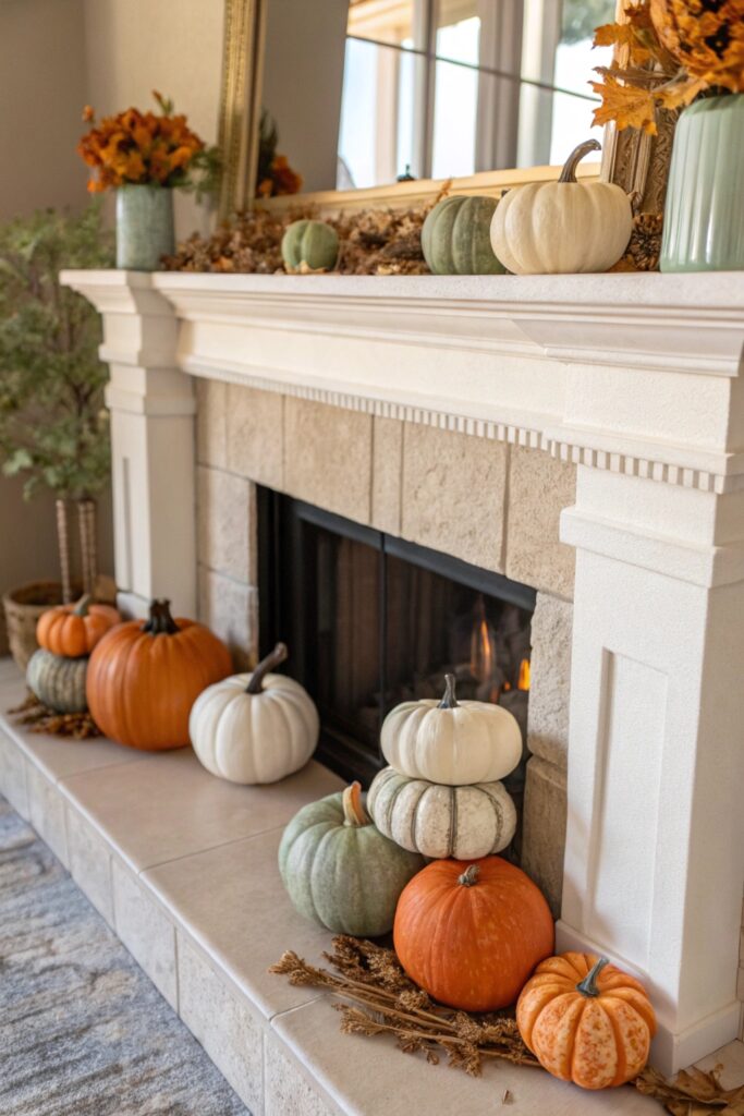 12 Fall Fireplace Styling Ideas That Make Your Home Feel Cozy Instantly 12 Fall Fireplace Styling Ideas That Make Your Home Feel Cozy Instantly