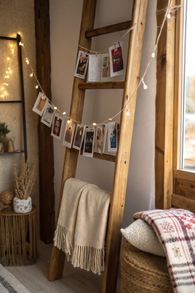 12 DIY Blanket Ladder Styling Ideas for the Holiday Season 12 DIY Blanket Ladder Styling Ideas for the Holiday Season